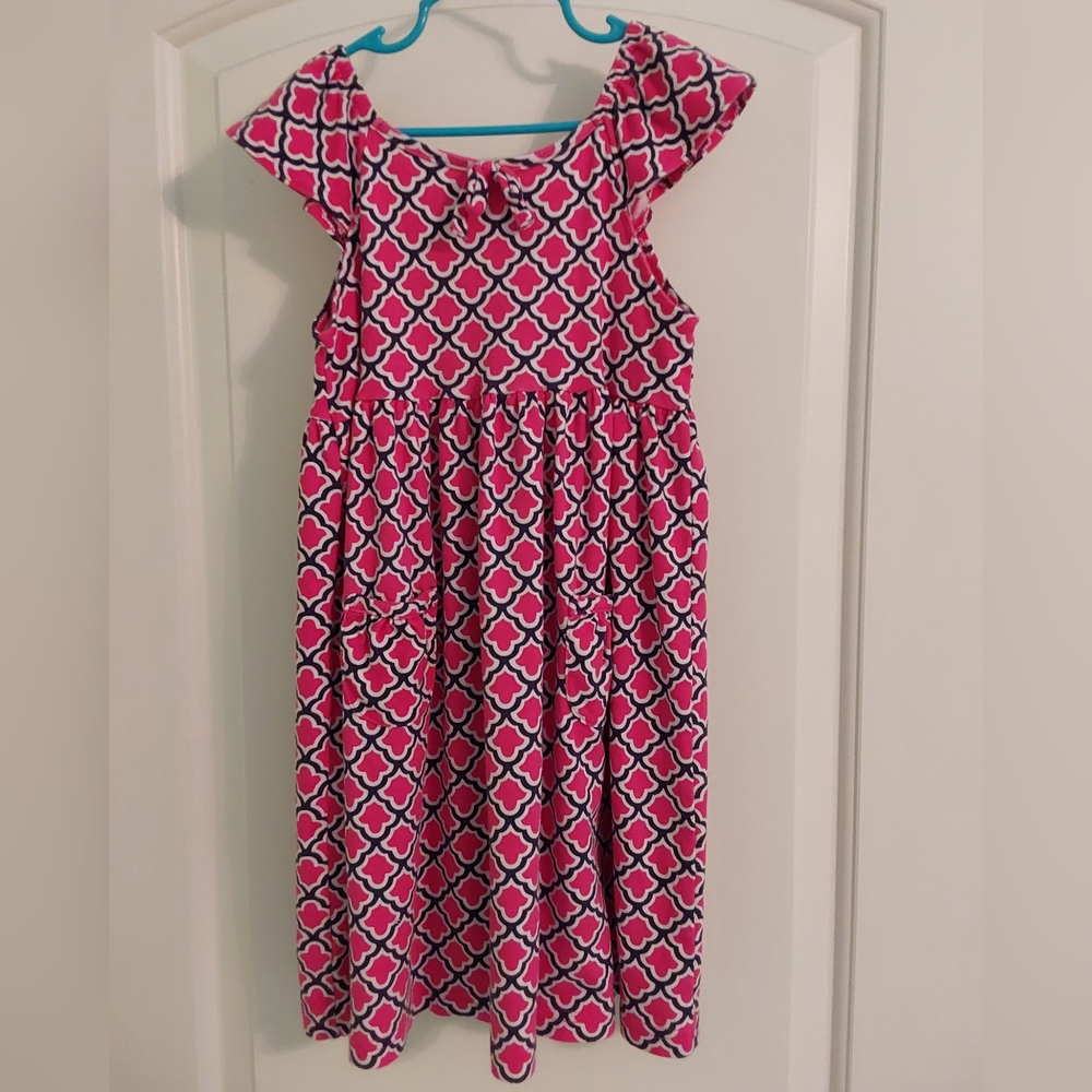 Gymboree Pink and White Patterned Dress